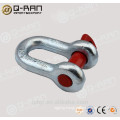 Drop forged hot galvanized d shackle